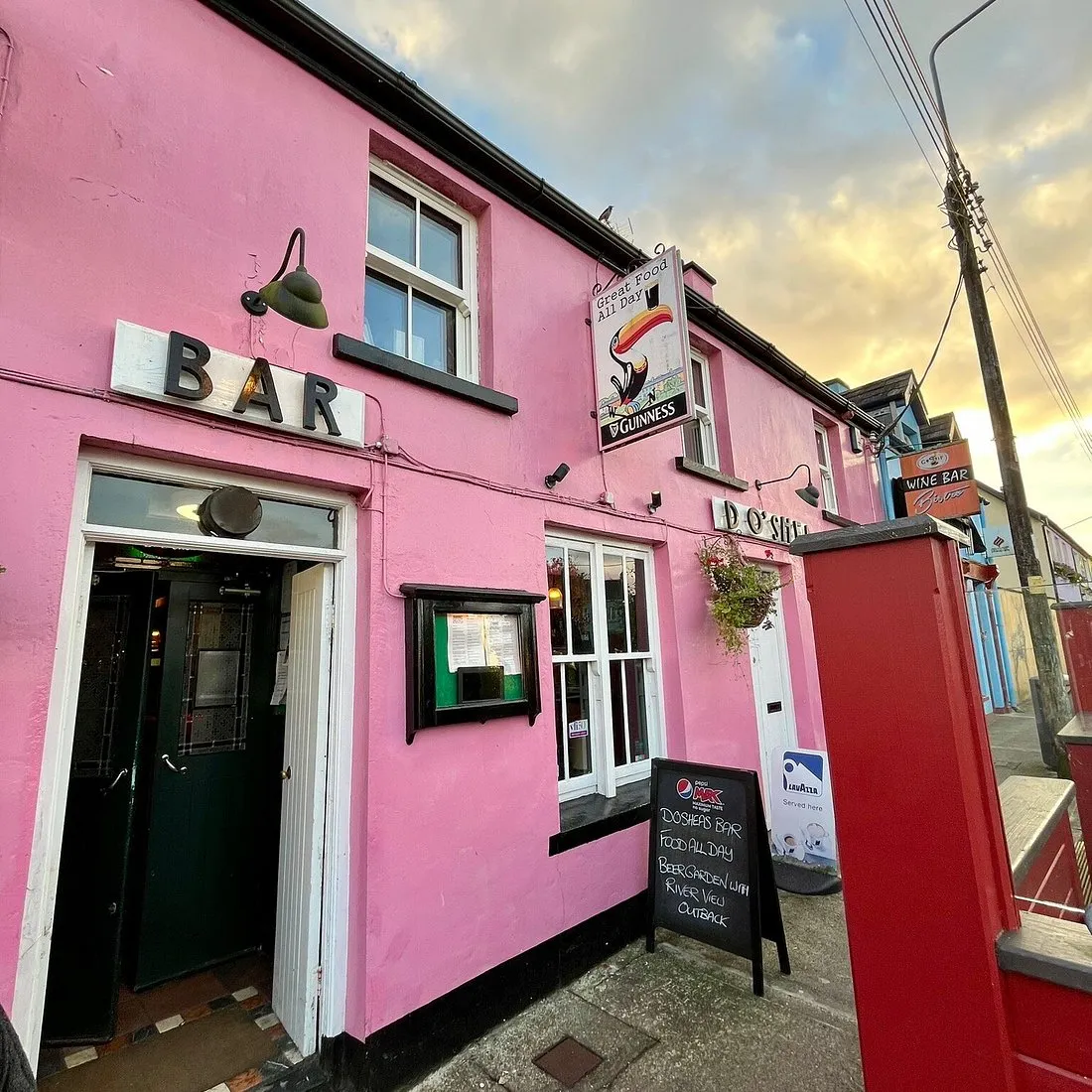 D O'Shea's at sunset